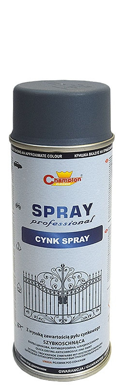Аерозольна фарба CYNK Цинк антикорозійний "Champion" 400 мл., фото 1