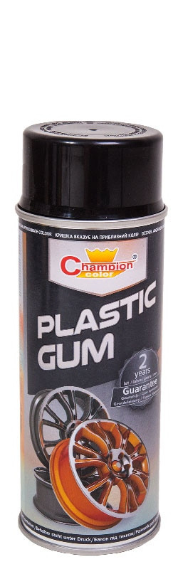 Аерозольна фарба PLASTIC GUM Гумова NIEBIESKI Блакитний "Champion" 400 мл.