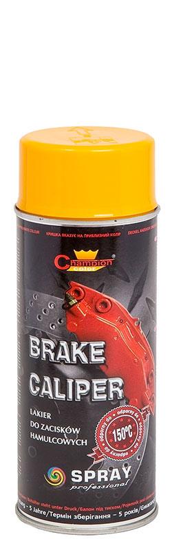 Фарба для гальмівних затискачів і барабанів Brake Caliper Жовтий "Champion" 400 мл.