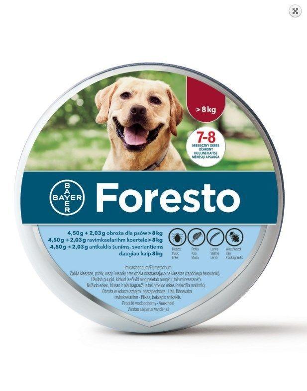 Нашийник Bayer Foresto від бліх та кліщів для собак, довжина 70 см (84579913)