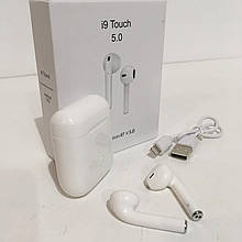 Бездротові навушники з гарнітурою Double I9 TOUCH/5285 (100 шт/ящ)