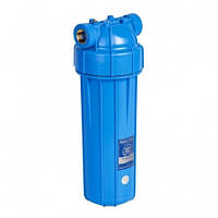 Aquafilter FHPRN34- Магистральный фильтр с синим стаканом латунная резьба 3/4", 6 bar