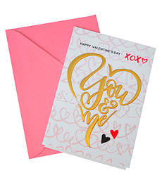Листівка з конвертом для закоханих "You and Me", Польща