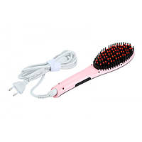 Электрическая расческа щетка для сушки утюжок для выпрямления волос Fast Hair HQT-906 с дисплеем