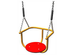 Гойдалка сидіння велика зі спинкою. Ігрова конструкція гойдалка. Колір на вибір