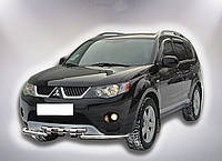 Захист переднього бампера (передній вус SHARK) Mitsubishi Outlander XL 2007-2012