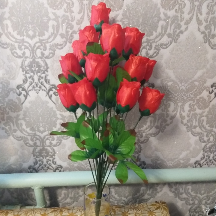 Искусственные цветы роза- бутон - фото 6 - id-p1157875834