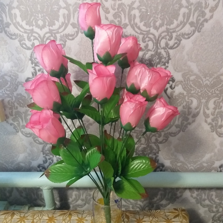 Искусственные цветы роза- бутон - фото 4 - id-p1157875834