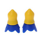 Беруші універсальні — від шуму, для подорожей Silenta Rocket Yellow/Blue, фото 5