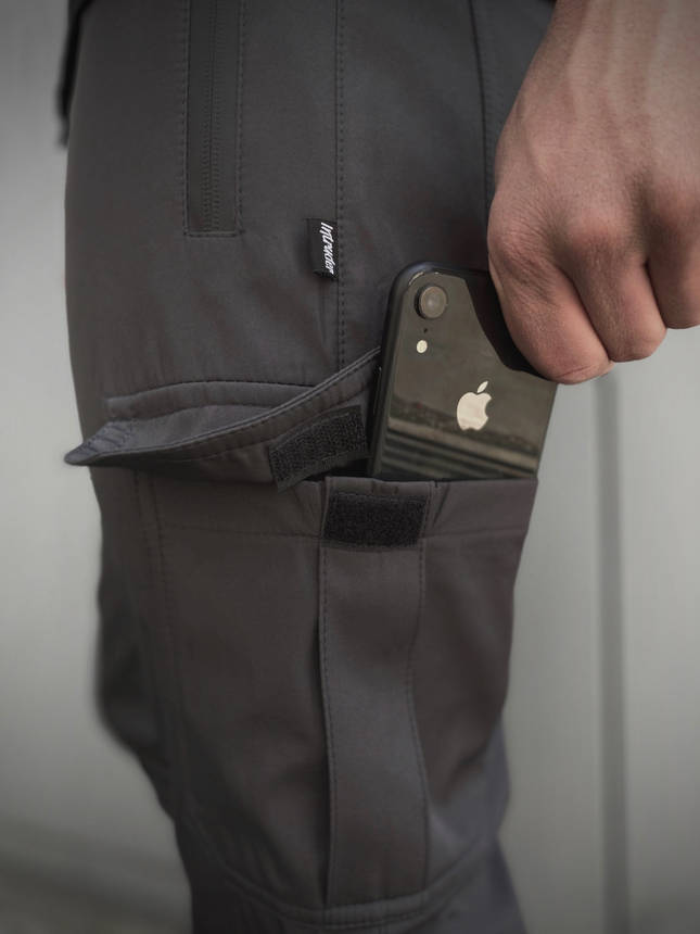 Штани чоловічі сірі Intruder Softshell "Flash Light" штани осінні весняні літні, фото 2