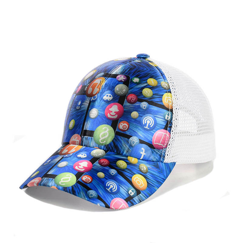 Шовкова бейсболка із сіткою