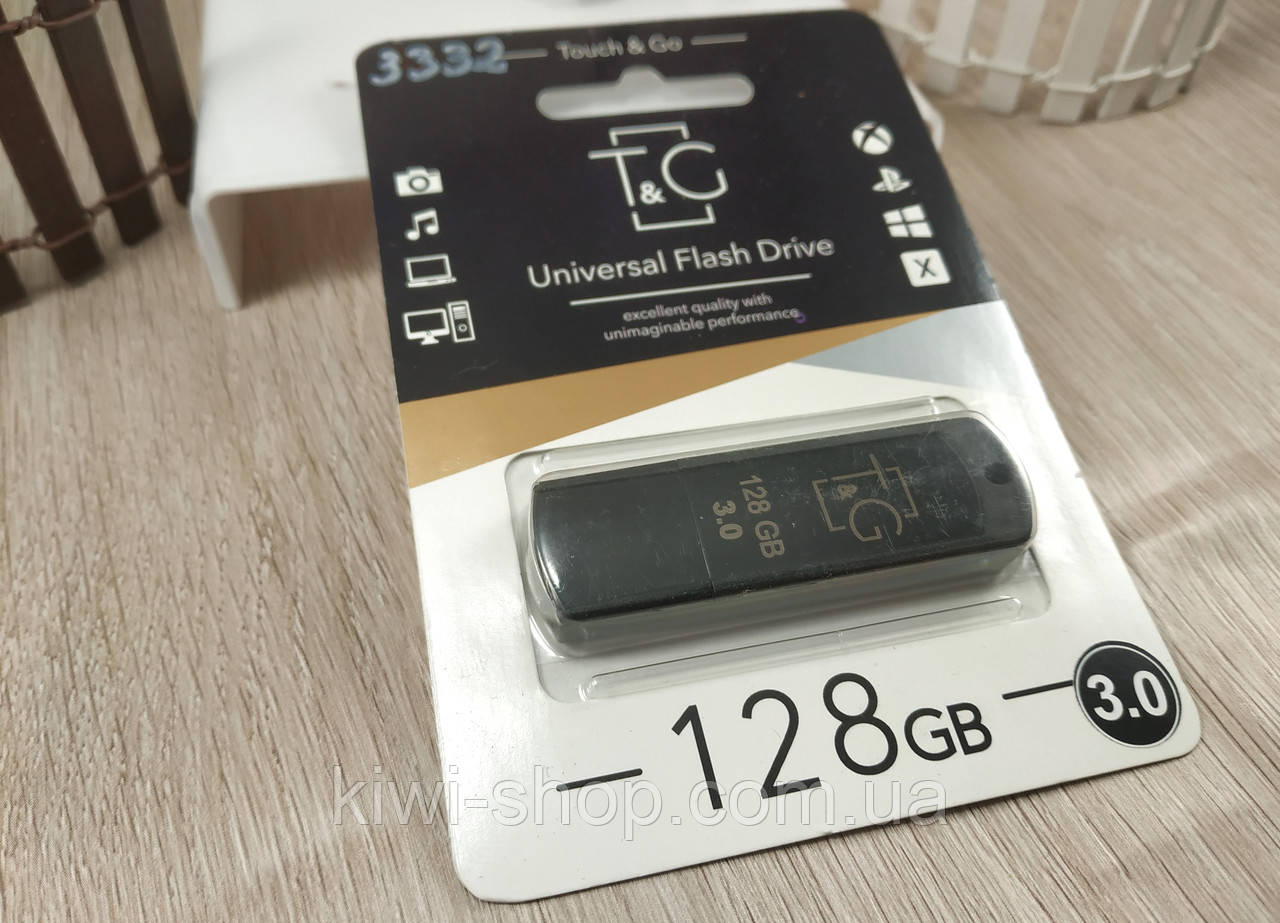 Флешка для Компютера T&G 128 Гб - USB 3.0 Черная — Купить Недорого на ...