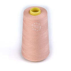 Нитки швейні 40/2, 4000 ярдів, колір пудровий (101)