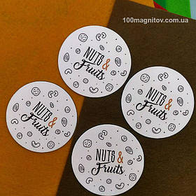 Рекламный магнит для интернет-магазина. Диаметр 68 мм 4