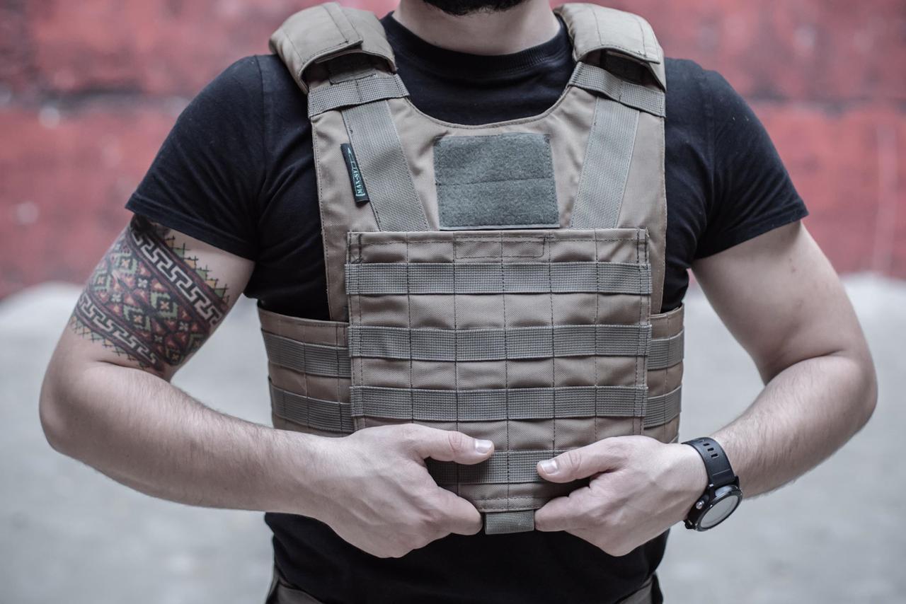 Плитоноска MAX-SV чохол для бронепластин PLATE CARRIER KOYOT - 4103-3