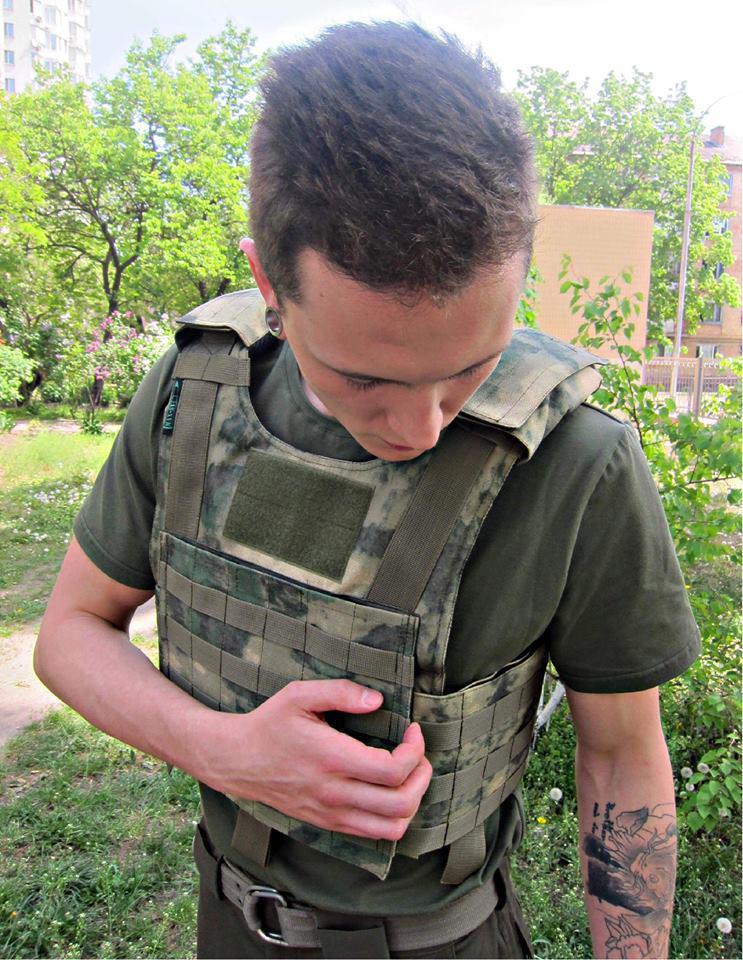 Плитоноска MAX-SV чохол для бронепластин PLATE CARRIER ATACS-FG - 4103-1