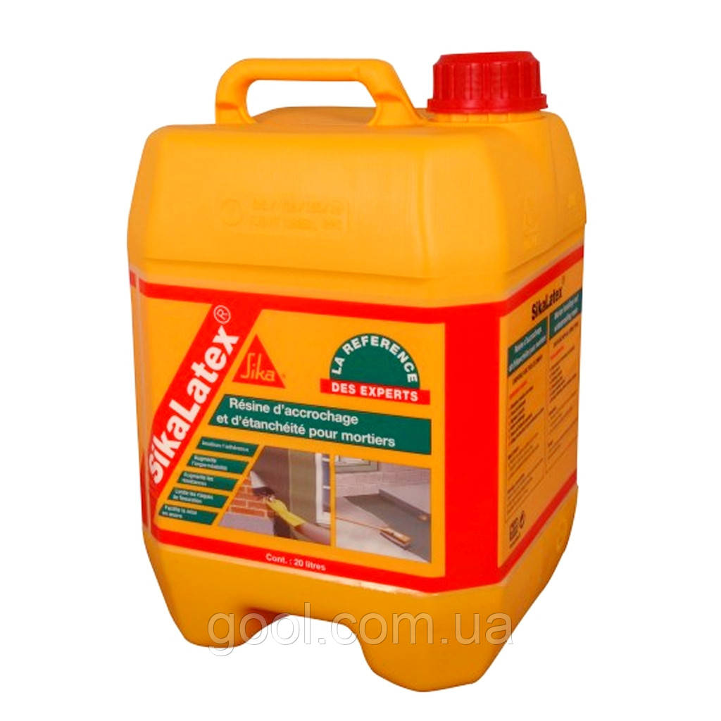 Sika SikaLatex пластификатор для улучшения эластичности цементной ...