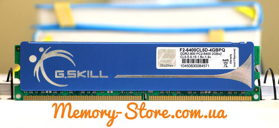 Оперативна пам'ять для ПК DDR2 G. Skill 2GB PC2-6400 800MHz, Ігрова (б/у), фото 1