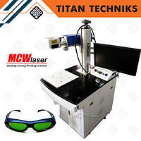 100 вт RF CO2 лазерний маркер гравірувальний верстат для ПЕТ, шкіри, дерева, пластика