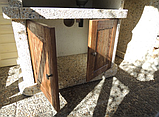 Бетонний стіл-плита для вуличного каміна-барбекю "Сицилія" з фасадом, фото 3