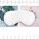 Шовкова маска для сну Silenta Silk White + беруші, фото 5