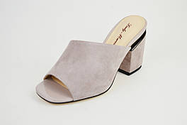 Шльопанці на підборах Lady Marcia 37001 Візон замша 37 р 24 см