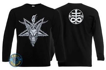 Футболка довгий рукав BAPHOMET 666, фото 2