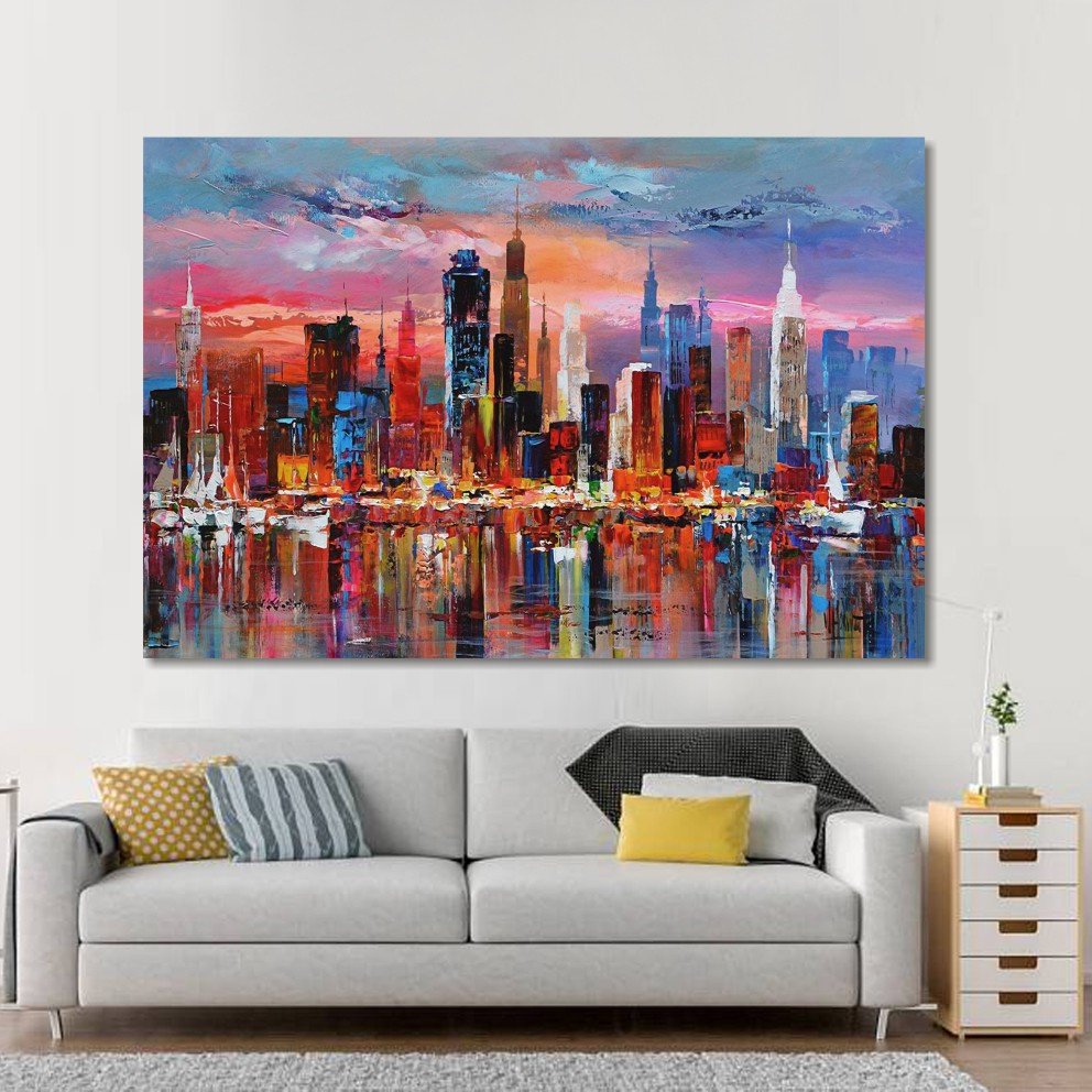 Модульна картина IDEAPRINT "Фантастичне місто", фото 1