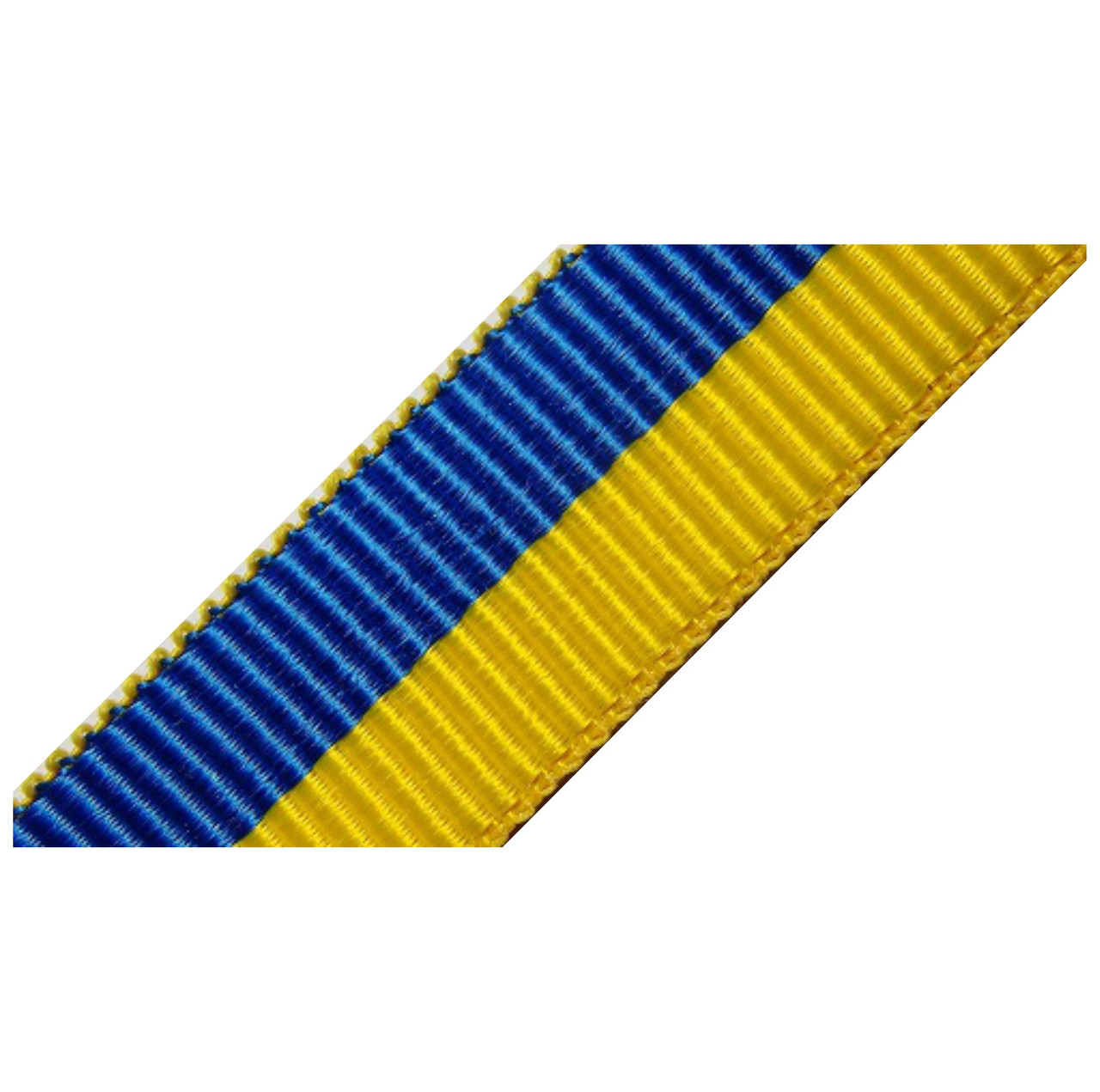 Лента ременная 100% Полипропилен 25мм цв желто-голубой (боб 50м) р 3030 ...