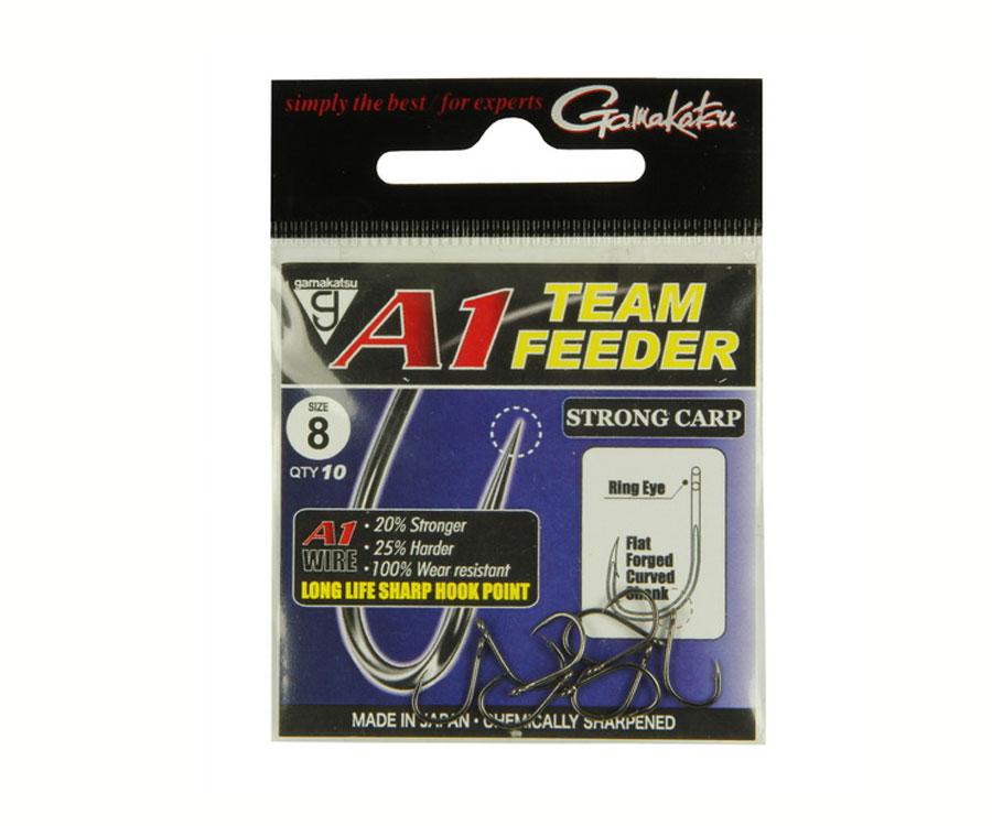 Гачок GAMAKATSU A1 TEAM FEEDER Strong Carp № 12 10шт