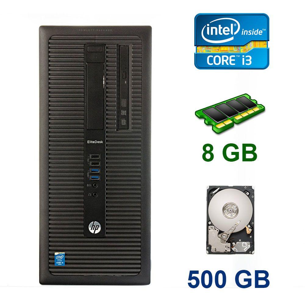 Комп'ютер HP EliteDesk 800 G1/ Core i3-4130 2(4)ядра 3.4GHz/ 8GB DDR3/ 500GB HDD