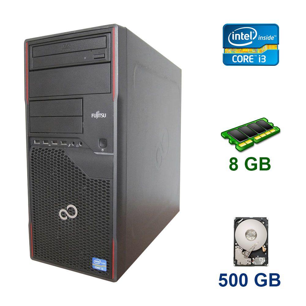 Fujitsu Esprimo P700 E85+ Tower / Intel Core i3-2100 (2 (4) ядра по 3.10 GHz) / 8 GB DDR3 / 500 GB HDD / nVidia GeForce GTX 650, 1 GB GDDR5, 128-bit