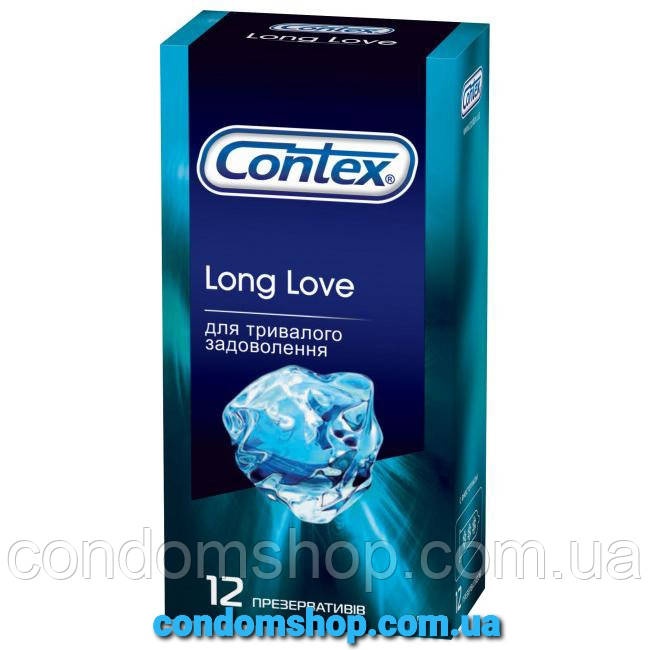 Презервативы Contex  Long love для продления  для тривалого задоволення с анестетиком 12 шт . Сертифікати!2027