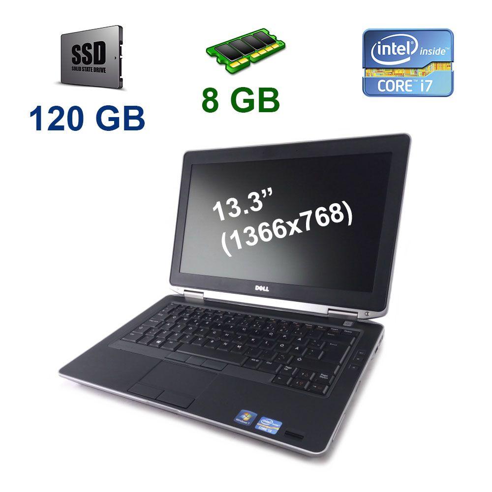 Dell Latitude E6330 / 13.3" (1366х768) LED / Intel Core i7-3540M (2 (4) ядра по 3.0 - 3.7 GHz) / 8 GB DDR3 / 120 GB SSD / USB 3.0 / HDMI Mini