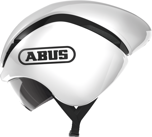 Велошлем спортивный ABUS GAMECHANGER TT Shiny White M (52-58 см)