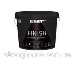 Element Pro Finish 25 кг Шпаклівка фінішна готова Элемент Про Фініш
