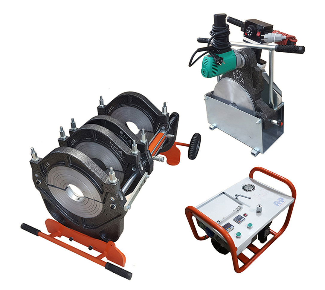 Стыковой сварочный аппарат AHP Plastik Makina 315, фото 1