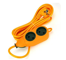 Подовжувач для будівництв двосторонній на два гнізда три захід 2г+2г  3м ST 4120