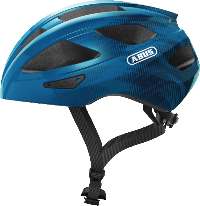 Велошлем спортивный ABUS MACATOR Steel Blue S (51-55 см)