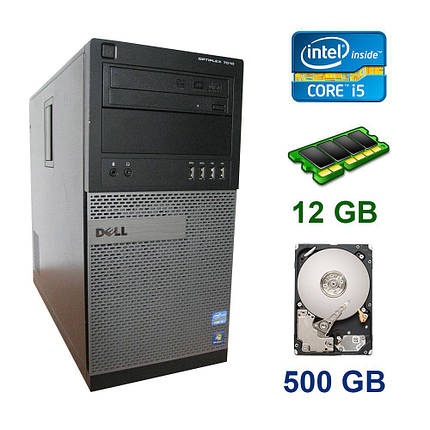 Dell Optiplex 7010 Tower / Intel Core i5-3570 (4 ядра по 3.4 - 3.8 GHz) / 12 GB DDR3 / 500 GB HDD / nVidia GeForce GTX 950, 2 GB GDDR5, 128-bit, фото 1