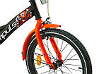 Велосипед дитячий IMPULS Beaver 18 Д. чорно-померанчовий, фото 3