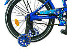 ВЕЛОСИПЕД ДИТЯЧИЙ IMPULS Beaver 18 Дюймів СИНІЙ, фото 3