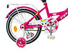 Велосипед 16" дюймів 2-х колесний Impuls Kitty малиново-білий, фото 2
