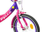 Велосипед 16"  дюймів 2-х колесний Impuls Kitty малиново-фіолетовий, фото 3