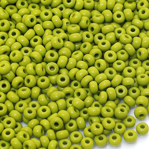 Бісер Preciosa Чехія №53430, оливковий, натуральний, фото 1