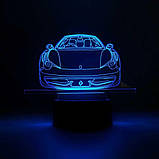 3D світильник з пультом і акумулятором 3D Lamp Феррарі (LP-18245), фото 3