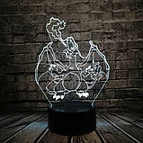 3D світильник з пультом і акумулятором 3D Lamp Покемон Чариард (LP-18237), фото 10