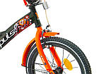 Велосипед 16" дюймів 2-х колесний Impuls Beaver чорно-помаранчевий, фото 3