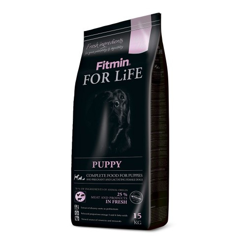 Сухий корм для цуценят, вагітних та годуючих собак усіх порід Fitmin For Life Puppy all breeds 15 кг