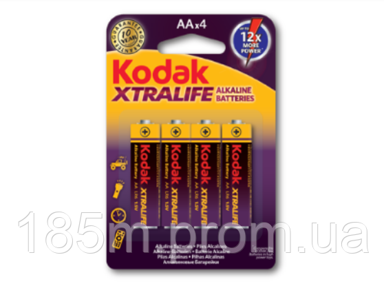 Батарейка KODAK LR6 AA XtraLife alkaline blist 4
